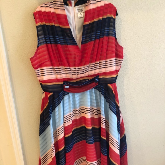 Unique Vintage Dresses & Skirts - Unique Vintage Chiffon Dress NWOT